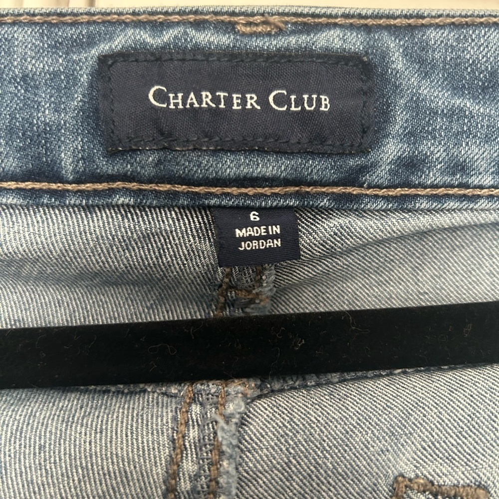 Charter Club Women's Skinny Jeans in Blue - Picture 4 of 4